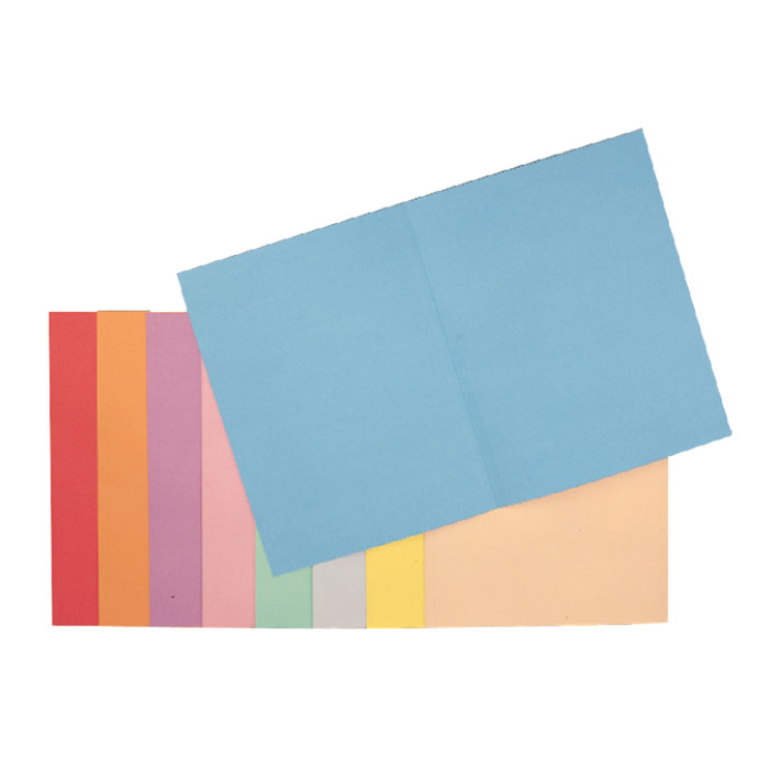 Vouwmap Esselte A4 met overslag manilla 180gr blauw