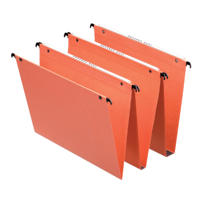 Hangmap Esselte Orgarex dual 345x245mm verticaal oranje