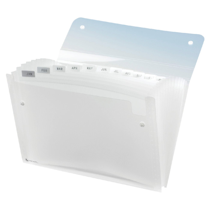 Sorteermap Rexel Ice 13-vaks transparant