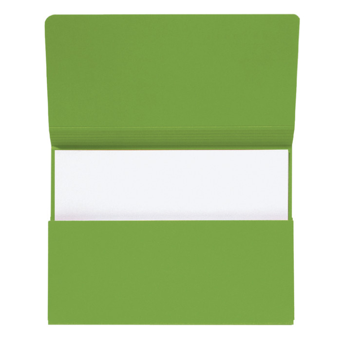 Pocketmap Secolor folio 100% gerecycled karton 250gr groen