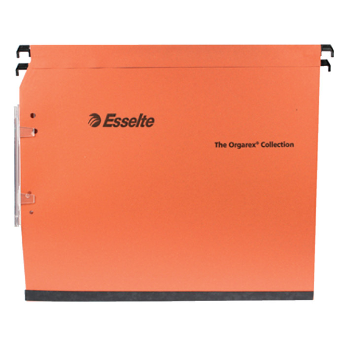 Hangmap Esselte Orgarex dual lateraal 345x275x1mm oranje