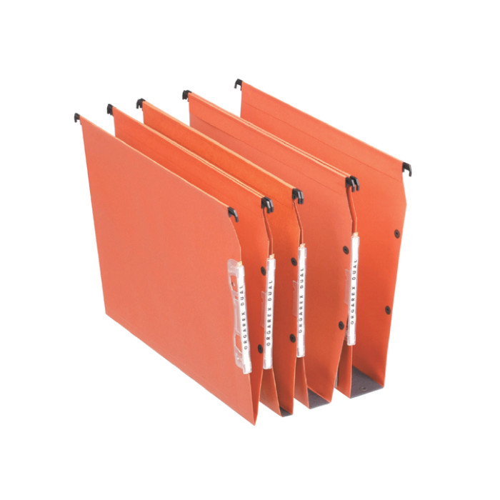 Hangmap Esselte Orgarex dual lateraal 345x275x15mm oranje