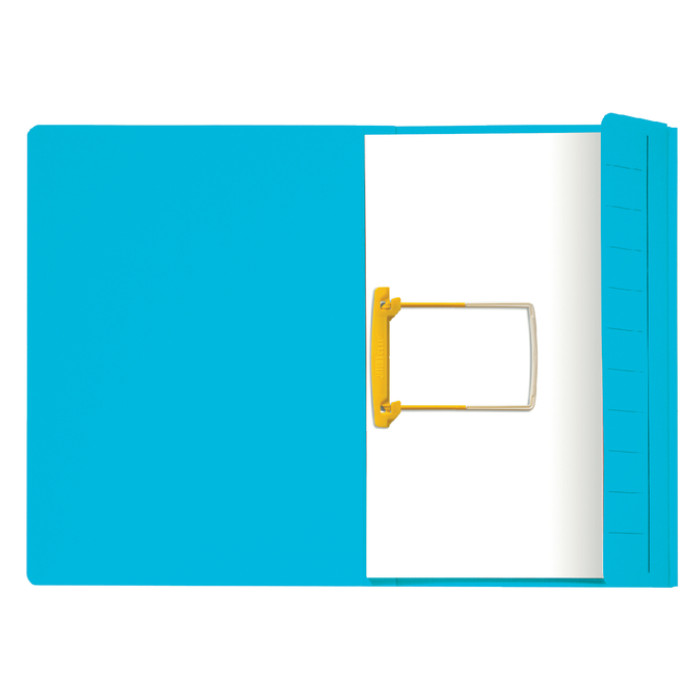 Combimap Secolor folio 1 klep recycled 250gr blauw