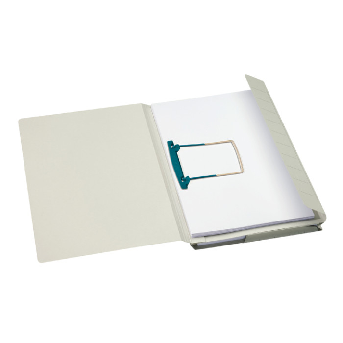 Combimap Secolor folio 1 klep recycled 250gr grijs