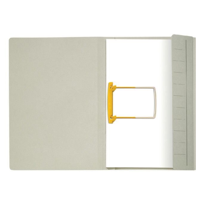 Combimap Secolor folio 1 klep recycled 250gr grijs
