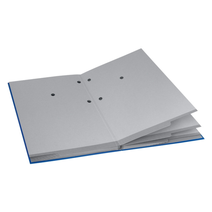 Vloeiboek Esselte karton 20 tabbladen blauw