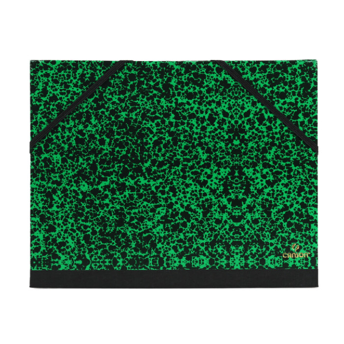 Tekenmap Canson Studio Annonay elastieksluiting 520x720mm groen