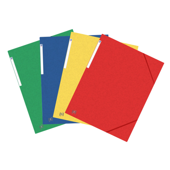Elastomap Oxford Top File+ A3 3 kleppen 390gr assorti