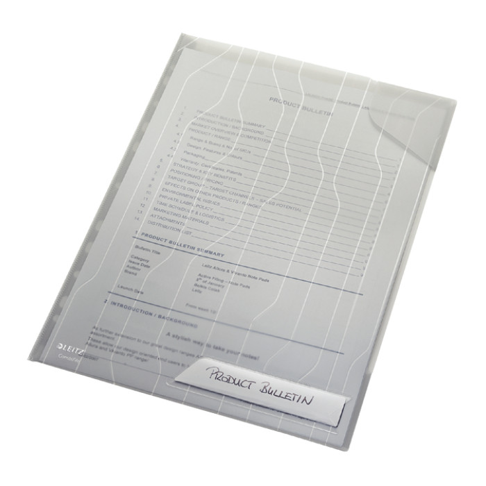 Combifile Leitz 4726 zichtmap A4 PP transparant 5 stuks