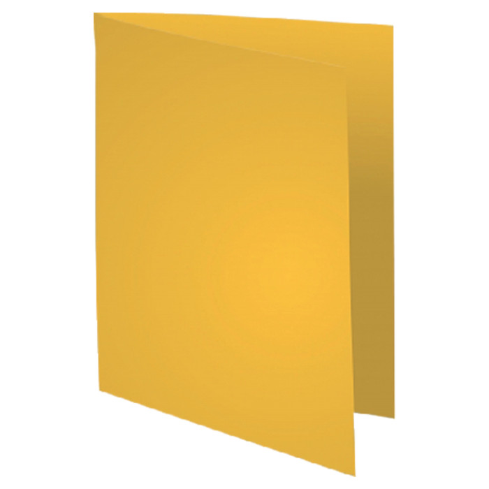 Vouwmap Exacompta Forever A4 170gr kanariegeel 100 stuks
