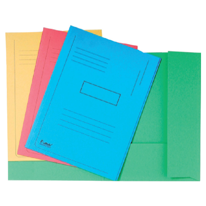 Dossiermap Exacompta Forever A4 2 kleppen 290gr assorti