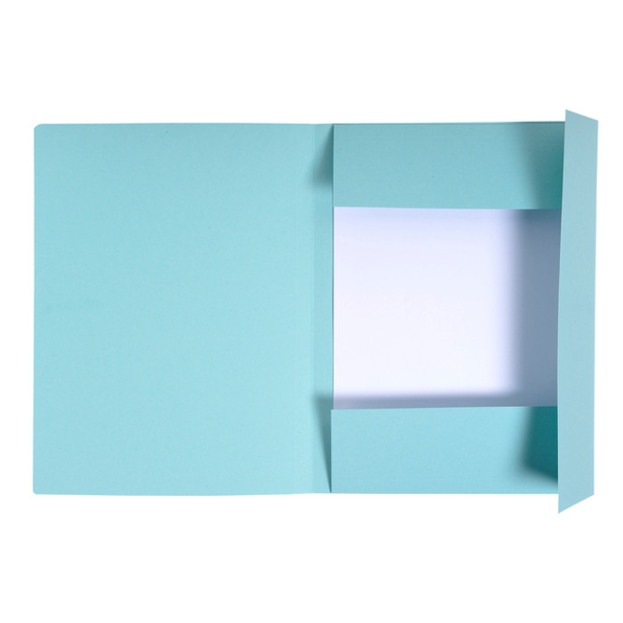 Dossiermap Exacompta Forever A4 3 kleppen 280gr blauw