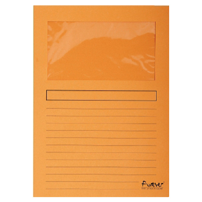 Venstermap Exacompta Forever L-model 120gr oranje 100 stuk