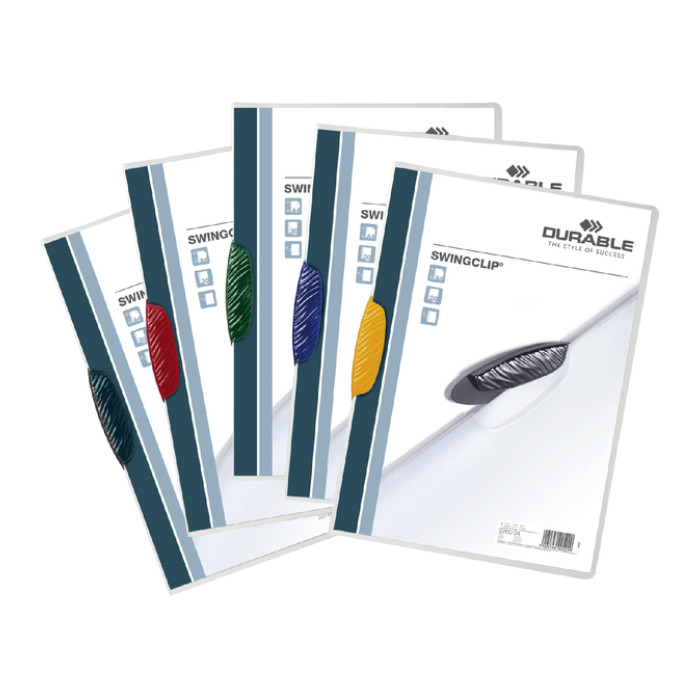 Klemmap Durable Swingclip 30 vellen zwart