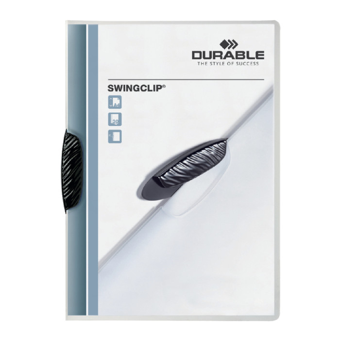 Klemmap Durable Swingclip 30 vellen zwart