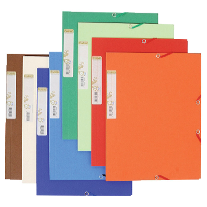 Elastomap Exacompta Forever A4 3 kleppen 380gr assorti