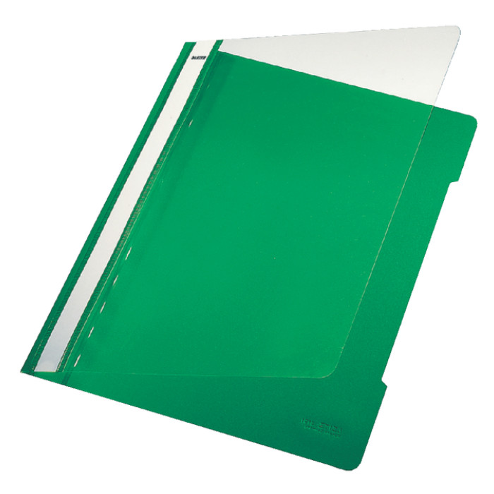 Snelhechter Leitz Standaard A4 gerecycled PP groen