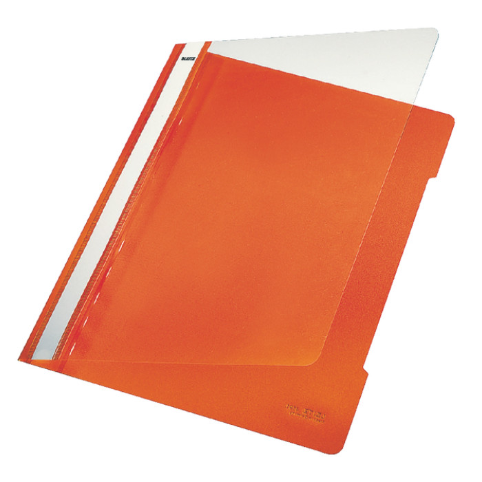 Snelhechter Leitz Standaard A4 gerecycled PP oranje