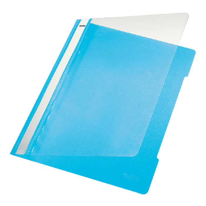 Snelhechter Leitz Standaard A4 gerecycled PP lichtblauw