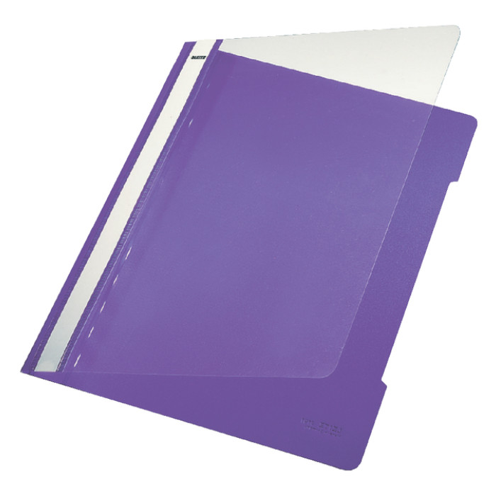 Snelhechter Leitz Standaard A4 gerecycled PP violet