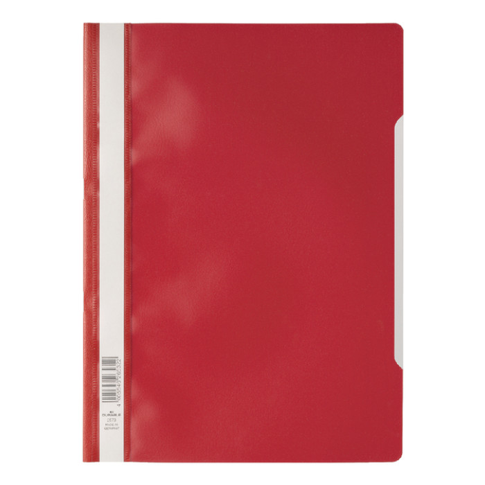 Snelhechter Durable A4 PP rood