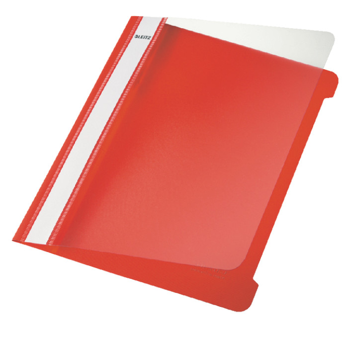 Snelhechter Leitz standaard A5 PVC rood
