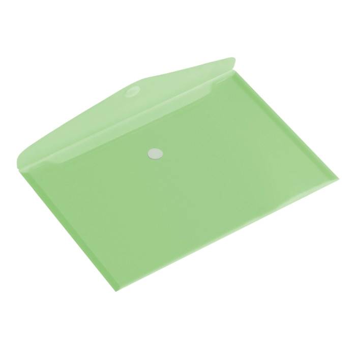 Enveloptas Europel A5 250x180mm dwars transparant groen