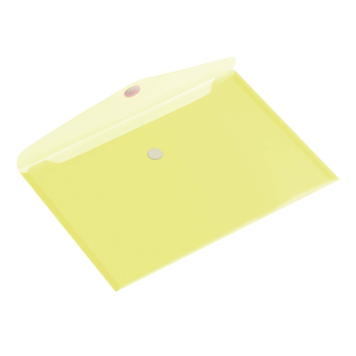 Enveloptas Europel A5 250x180mm dwars transparant geel