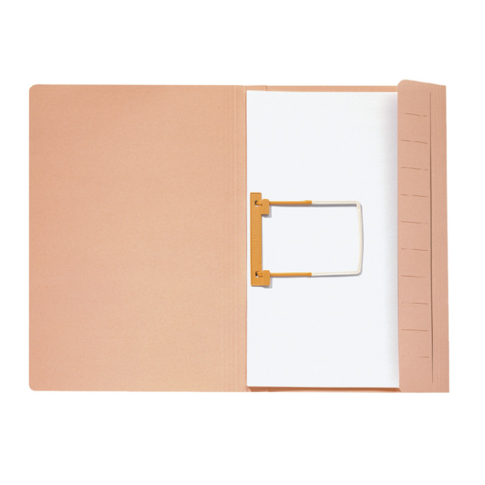 Clipmap Secolor A4 100% gerecycled karton 250gr beige verpakt per 10 stuks