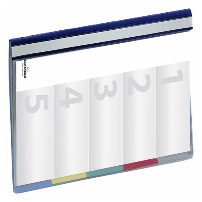 Organisatiemap Durable Divisoflex A4 blauw