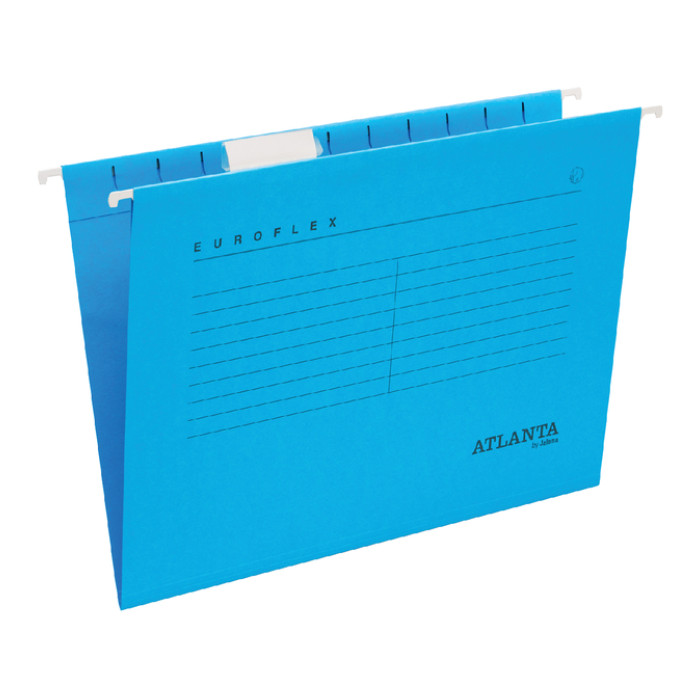 Hangmap Djois Euroflex recycled A4 V-bodem blauw 25 stuks