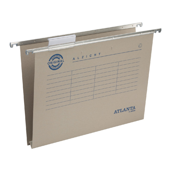 Hangmap Djois Alzicht A4 frontaal recycled U-bodem 30mm grijs