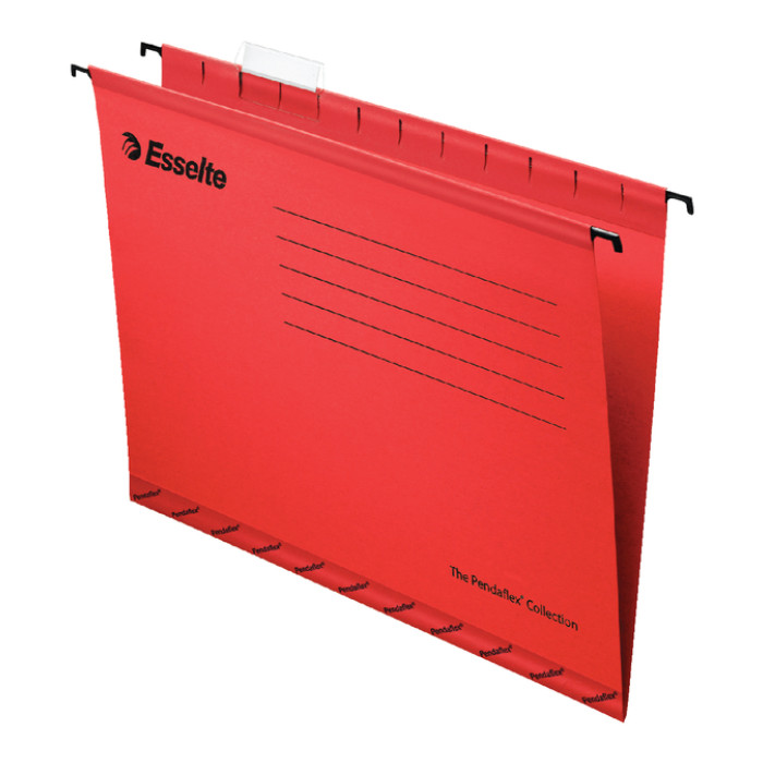 Hangmap Esselte Classic folio V-bodem 382x240mm rood