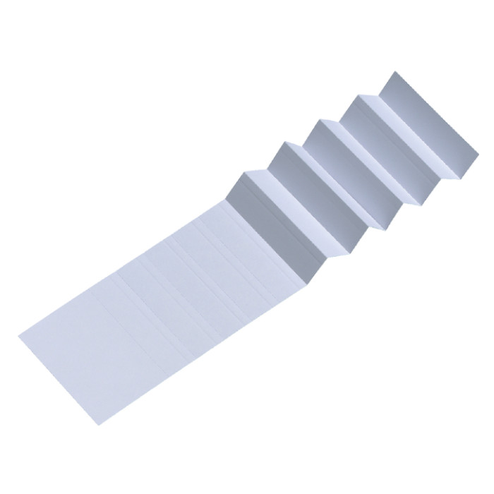 Ruiterstrook voor Esselte Classic 50mm wit 10 stuks