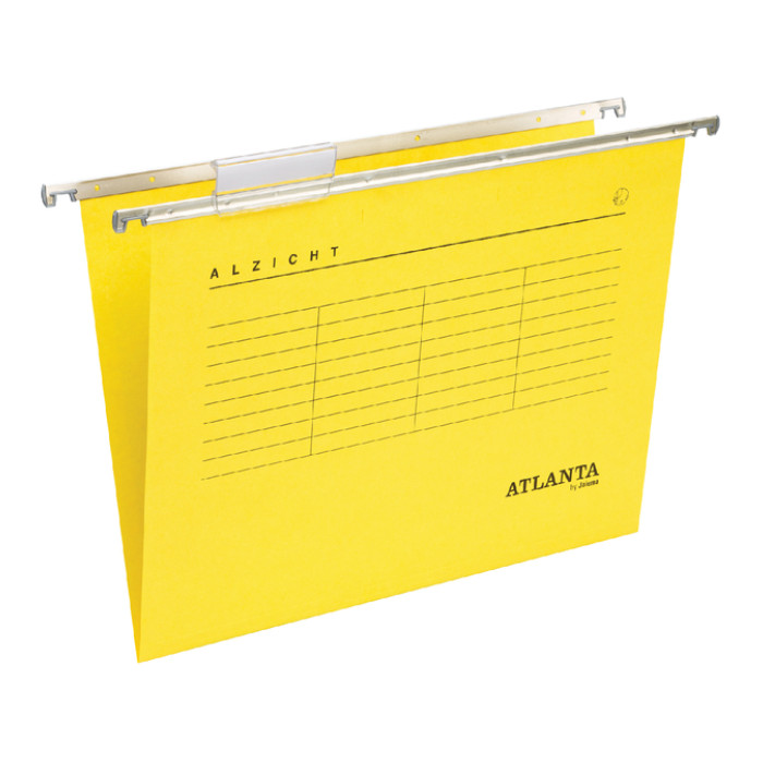 Hangmap Djois Alzicht folio frontaal recycled V-bodem geel