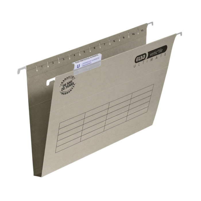 Hangmap Elba Verticfile Ultimate folio 30mm grijs