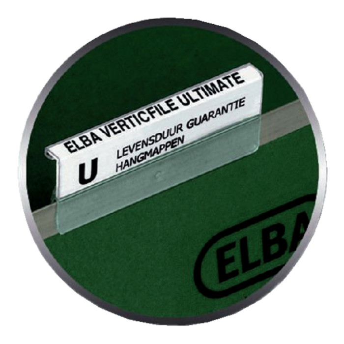 Ruiterstrook tbv Elba Verticfile ruiters 65x16mm wit 10 vel