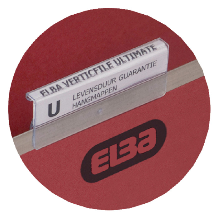 Ruiters Elba tbv vertifile hangmappen 65mm transparant 25 stuks