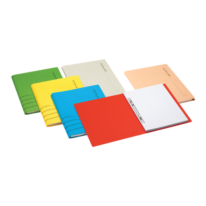 Snelhechter Secolor A4 100% gerecycled karton schuifdeklijst 250gr rood