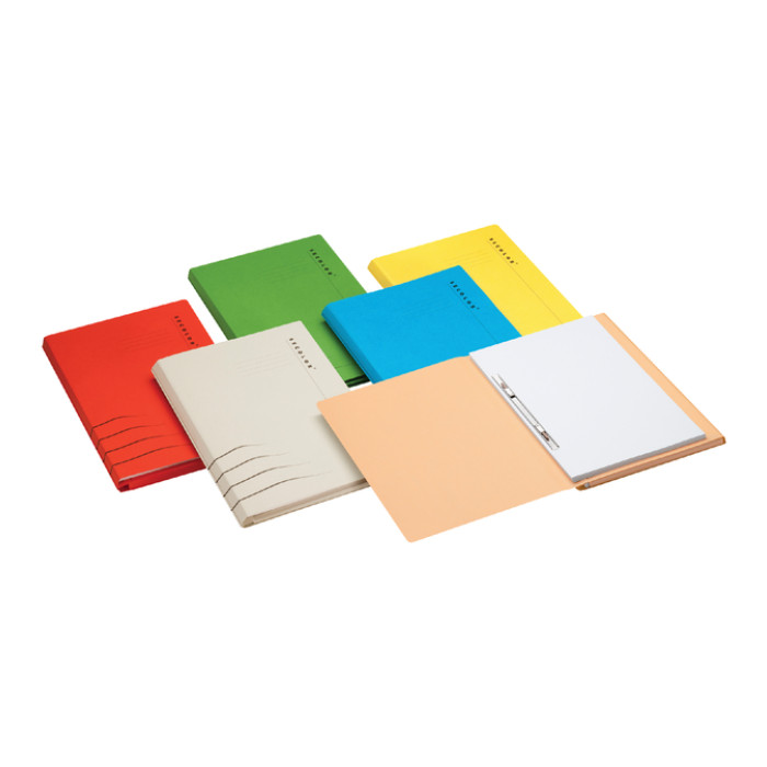 Duplexmap Secolor folio 100% gerecycled karton 250 gr blauw