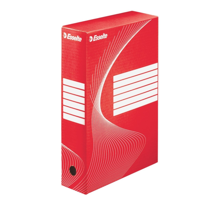 Archiefdoos Esselte Boxycolor  80mm 352x250mm rood