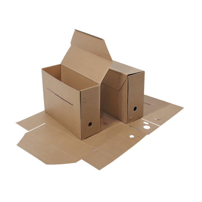 Gemeentearchiefdoos Djois folio 370x265x115mm bruin