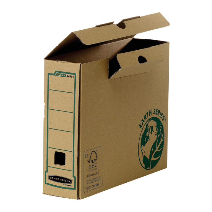 Archiefdoos Bankers Box Earth A4 transfer 80mm bruin