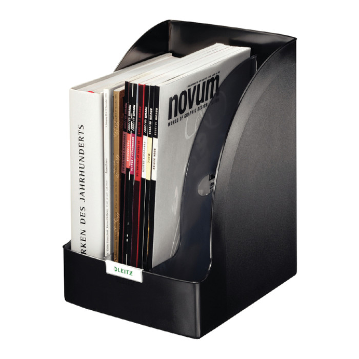Tijdschriftcassette Leitz plus jumbo zwart