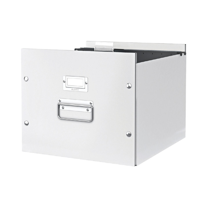 Hangmappenbox Leitz click & store WOW gerecycled karton 357x285x367mm wit