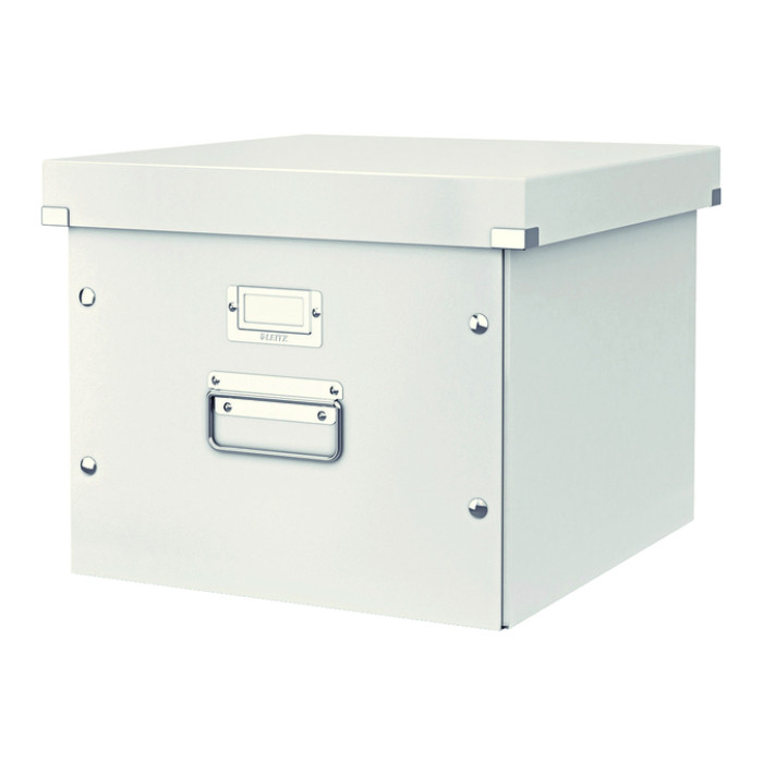 Hangmappenbox Leitz click & store WOW gerecycled karton 357x285x367mm wit
