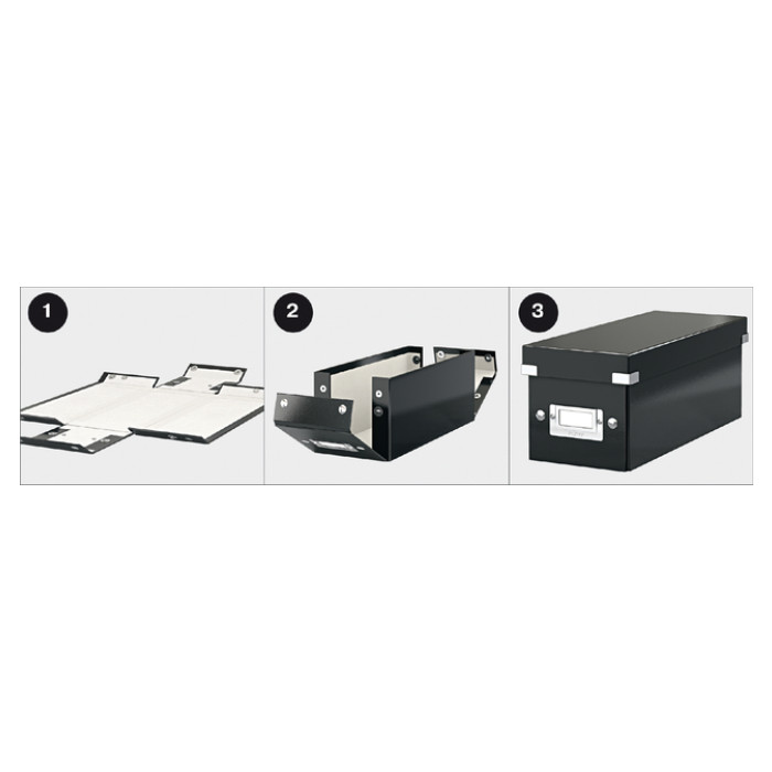 Ladenkast Leitz WOW Click & Store 4 laden gerecycled karton wit