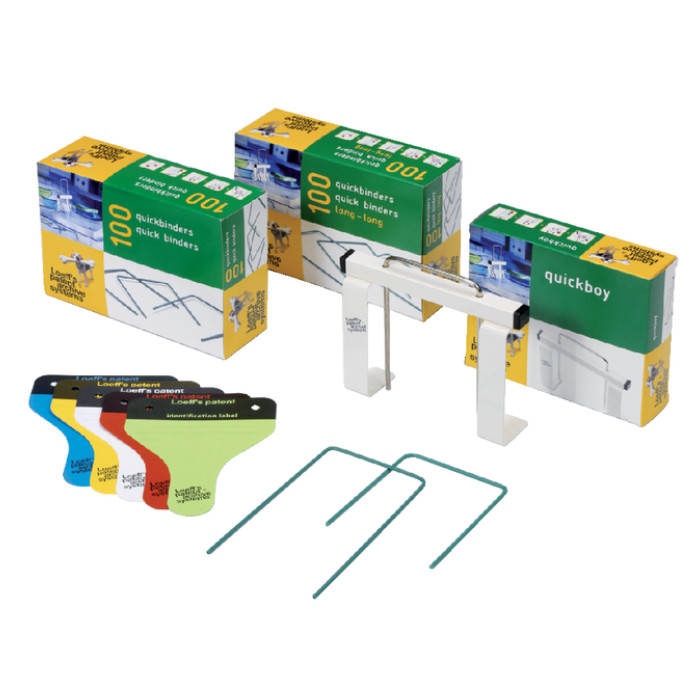 Bundelbeugel Loeff's 1215 Quickbinder 100mm groen 100 stuks