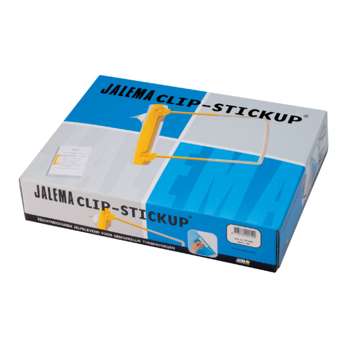 Bundelmechaniek Djois JalemaClip Stick-up geel zelfklevend 100 stuks
