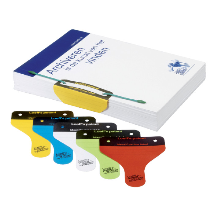 Archieflabel Loeff's karton groen 100 stuks